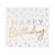 Mix It Up Gold Foiled Happy Birthday Napkins 16PK 18cm x 17cm  9oz.