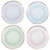 Reactive Glaze Pastel Watercolour Paper Plates PK8 24cm (W) x 25cm (H)