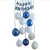 Balloon Door Kit - Happy Birthday - Blue (12" Balloons PK12)