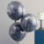 Mix It Up Balloon Bundle Double Stuffed Navy with Silver Shred PK3