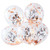 Rose Gold Oh Baby! Shower 30cm Confetti Balloons PK5