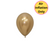 12cm Latex Balloons Reflex Gold 20pk