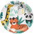 Get Wild Jungle 23cm Round Paper Plates