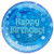 Plates 23cm Happy Birthday Blue P8