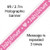 Banner 2.7M Baby Shower Pink Banner