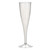 Heavy Duty Plastic Champagne Flutes Clear 150ml (10Pkts x 10)