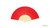 Small Paper Colour Fan (Red)