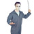 Adult Seriel Killer Grey Jumpsuit Costume