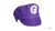 L Hat  Adult Purple