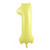 34inch Decrotex Foil Balloon Matte Pastel Yellow #1 Pack 1