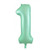 34inch Decrotex Foil Balloon Matte Pastel Mint #1 Pack 1