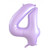 34inch Decrotex Foil Balloon Matte Pastel Lilac #4 Pack 1