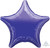 45cm Standard Star XL Metallic Purple S15