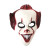 Evil Clown Plastic Mask