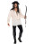 Pirate Shirt, Ivory, with Lace Up Front