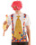 Adults Clown with Big Tie T-shirt - One Size