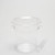 Plastic Ice Bucket with Tong - Clear 6"