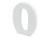 10cm White Number - 0