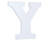 20cm White Alphabet Letter- Y