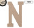 15cm Alphabet Letter Kraft- N