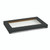 Black Corrugated Rectangle Catering Tray With Lid Large,H:80mm