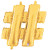 Megaloon Junior Hashtag  Gold Foil 14" Valved 1pk