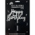 Cake Topper Acrylic 2mm Happy Birthday Silver P1