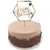 Cake Topper Acrylic 2mm Happy Birthday Hex. Gold P1