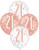 "21" Rose Gold & White Assorted 30cm Balloons 6pk