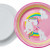 8 Unicorn Paper Plates
