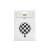 Black & White Checkered Foil Balloon