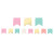Pastel Mini Pennant Banner 12ft