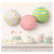Pastel Paper Hanging Lantern 9.5" - 3pcs