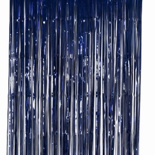 Doorway Foil Curtain Navy Blue Discount Party Warehouse
