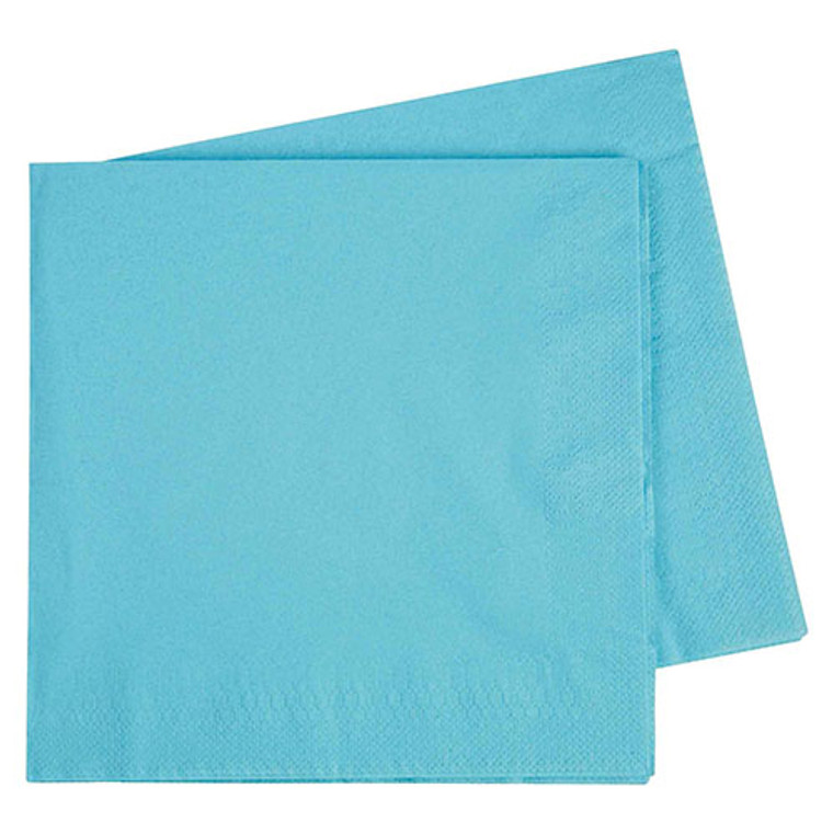 Light Blue Napkins Dinner 2 Ply 40 Pack