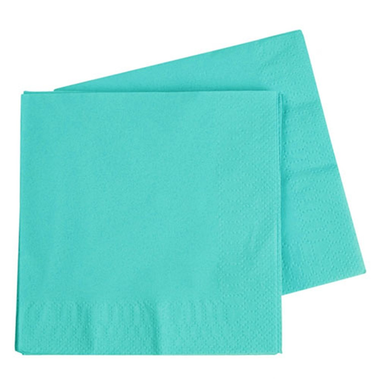 Turquoise Napkins Dinner 2 Ply 40 Pack