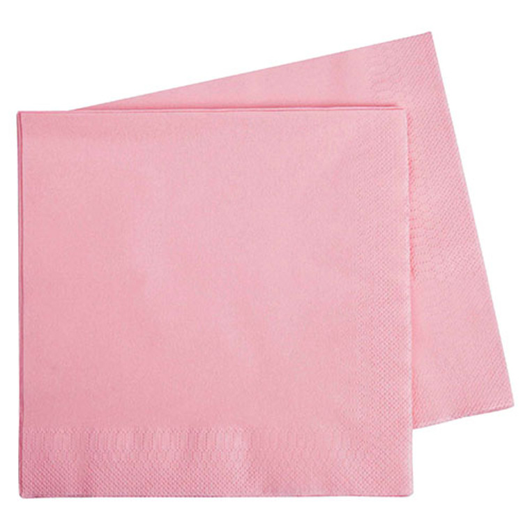 Baby Pink Dinner Napkins - Pack Of 40