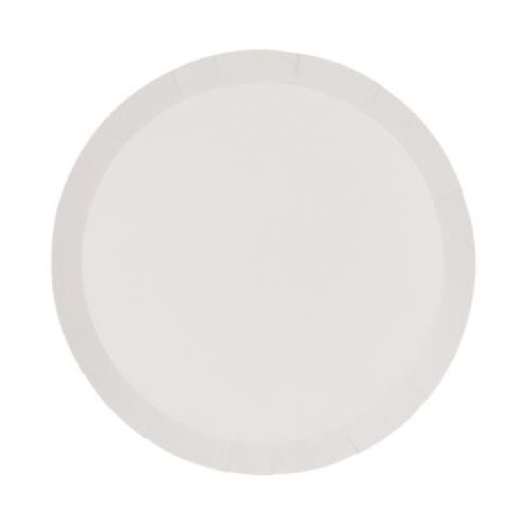 White Paper Dinner Plate 23cm - 10pk