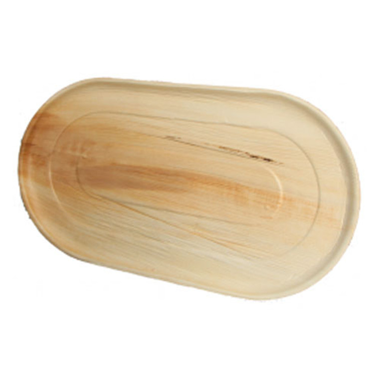 Palm Leaf Oval Platter 55 x 30cm Pk 5