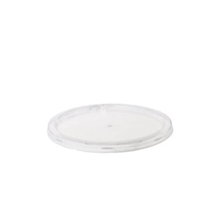 Round Plastic Takeaway Container Lids - Pack of 50