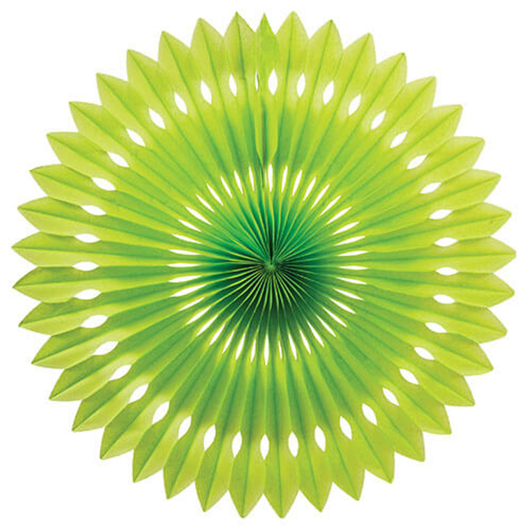 Decorative Fan 40cm - Lime Green