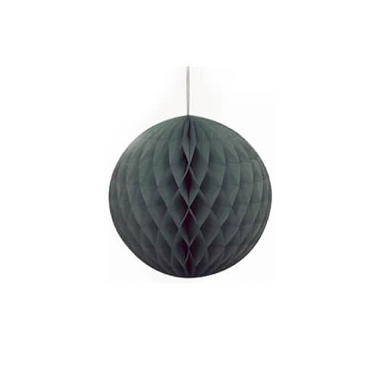 Decorative Honeycomb Ball 20cm - Black