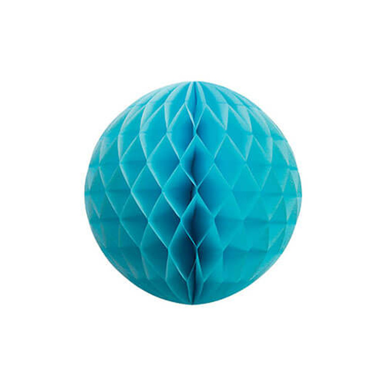 Decorative Honeycomb Ball 25cm - Light Blue