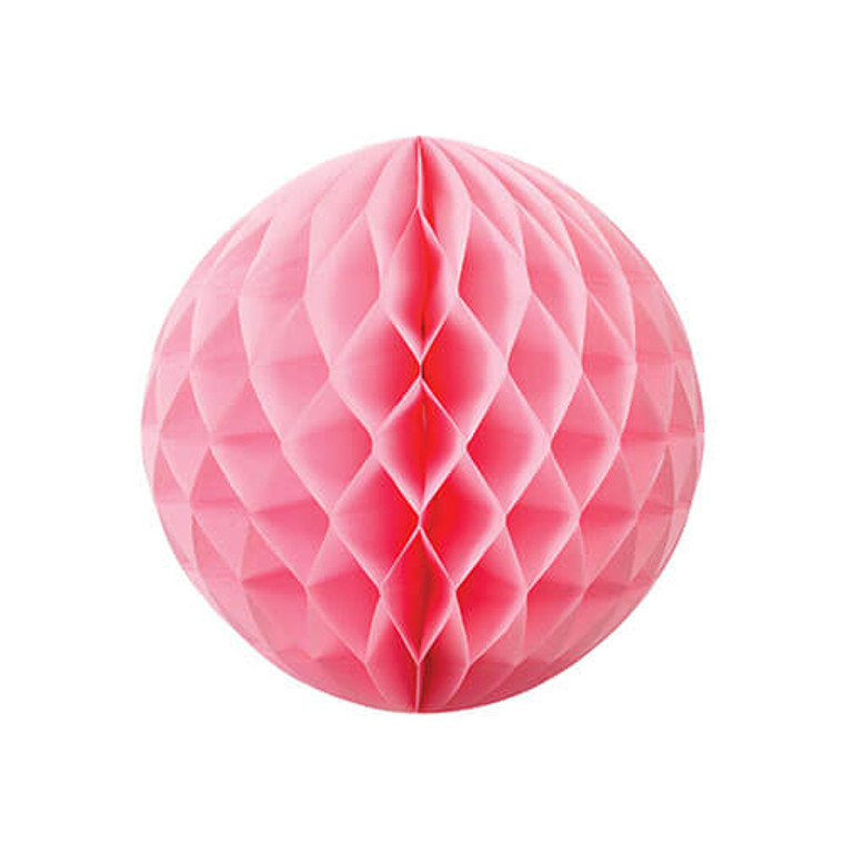 Decorative Honeycomb Ball 25cm - Light Pink