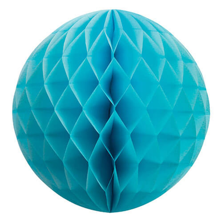 Decorative Honeycomb Ball 35cm - Light Blue