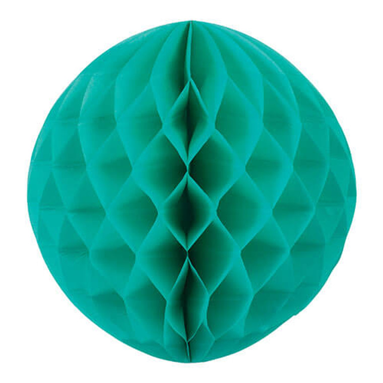 Decorative Honeycomb Ball 35cm - Turquoise