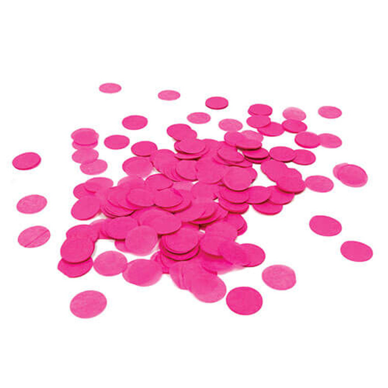 Large Paper Confetti Circles - Hot Pink