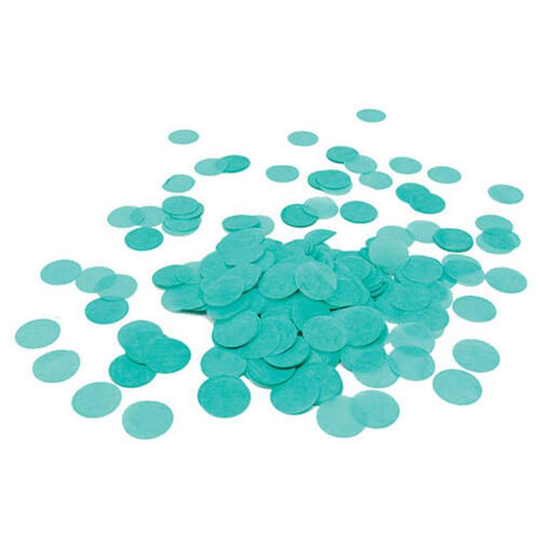 Large Paper Confetti Circles - Turquoise