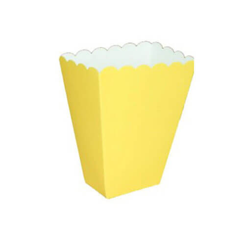 Yellow Treat Boxes 8 Pack Discount Party Warehouse