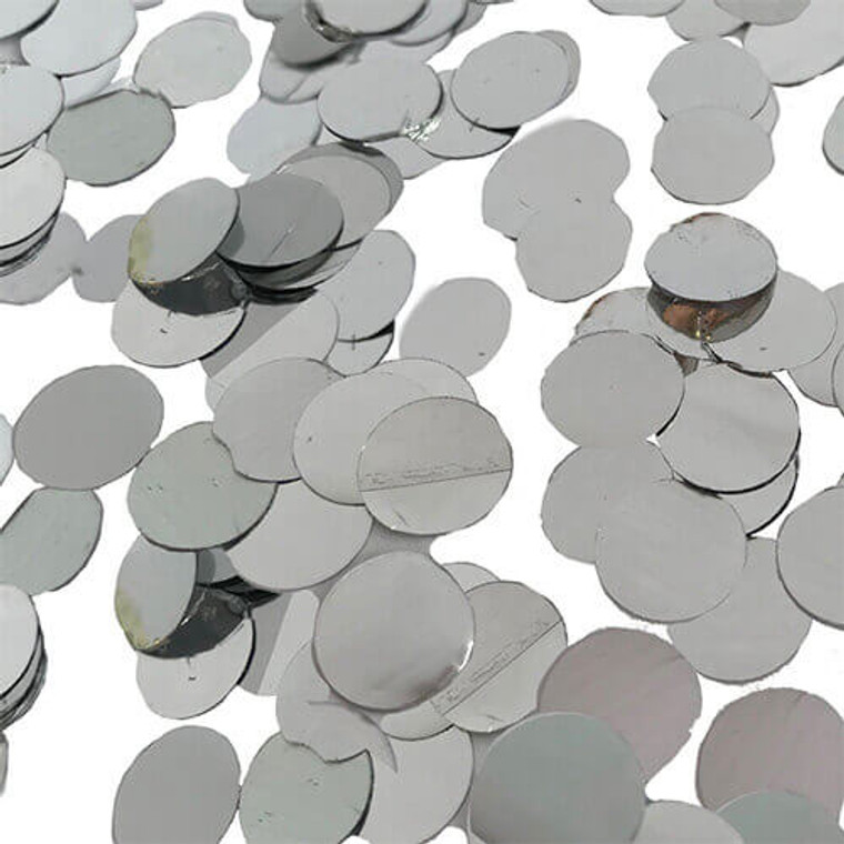 Mini Foil Confetti Circles 20g - Silver